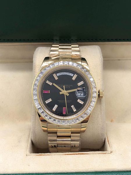 luxury designer double calendar diameter 41mm outer ring square drill automatic machinery for men stainless steel watches, Slivery;brown
luxury designer double calendar diameter 41mm outer ring square drill automatic machinery for men stainless steel watches, Slivery;brown