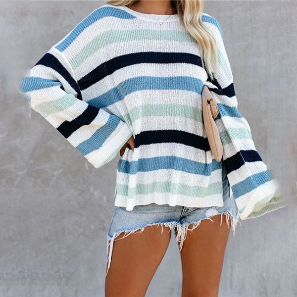 2020 winter sweater women pullovers striped long sleeve knitted sweaters warm women clothes pull femme hiver jersey cdr2261, White;black
2020 winter sweater women pullovers striped long sleeve knitted sweaters warm women clothes pull femme hiver jersey cdr2261, White;black