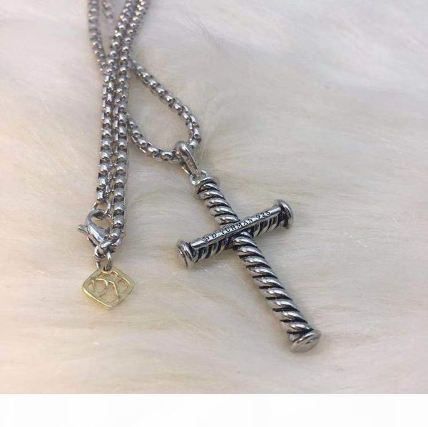 thread cross necklace pendant necklace men and women popular european and american simple jewelry, Silver
thread cross necklace pendant necklace men and women popular european and american simple jewelry, Silver
