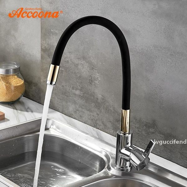 accoona silicone tube kitchen faucet brass pull out mixer tap sinks single handle deck mounted and cold water faucet a9890 t200424
accoona silicone tube kitchen faucet brass pull out mixer tap sinks single handle deck mounted and cold water faucet a9890 t200424