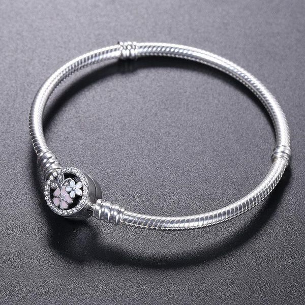925 sterling silver bracelet bloom flower enamel clasp for pandora jewelry charm bracelet original box women wedding bracelets, Golden;silver
925 sterling silver bracelet bloom flower enamel clasp for pandora jewelry charm bracelet original box women wedding bracelets, Golden;silver