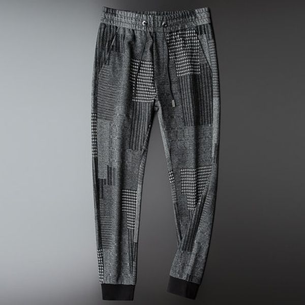 light luxury casual sports pants men's trendy feet pants sanded spring and summer men's bundled feet lace woolen knitted, Black
light luxury casual sports pants men's trendy feet pants sanded spring and summer men's bundled feet lace woolen knitted, Black