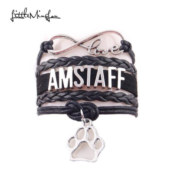 little minglou infinity love amstaff bracelet pet dog charm leather wrap men bracelets & bangles for women jewelry, Golden;silver
little minglou infinity love amstaff bracelet pet dog charm leather wrap men bracelets & bangles for women jewelry, Golden;silver