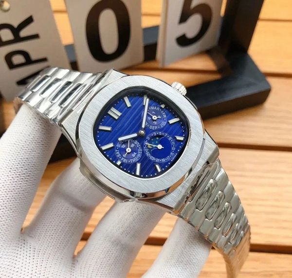 fashion sports 316l stainless steel automatic machine multi-function hands 40mm calendar waterproof discount watch, Slivery;brown
fashion sports 316l stainless steel automatic machine multi-function hands 40mm calendar waterproof discount watch, Slivery;brown