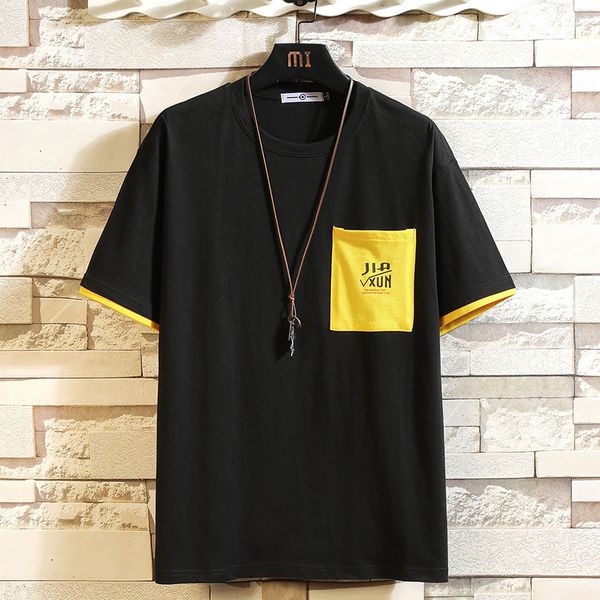 short sleeve t shirt men summer loose tshirt tees fashion clothes plus size m-5xl men's short sleeve base coat, White;black
short sleeve t shirt men summer loose tshirt tees fashion clothes plus size m-5xl men's short sleeve base coat, White;black