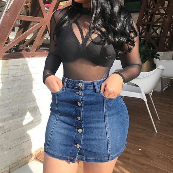 womens skirt skirts faldas jupe solid femme shein women high waist button down single breast skinny denim mini short pencil skirt 50, Black
womens skirt skirts faldas jupe solid femme shein women high waist button down single breast skinny denim mini short pencil skirt 50, Black