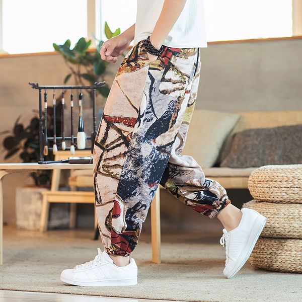 summer printed thin line pants men breathable cotton casual plus size crotch harem kidoriman loose trousers pantalon travail, Black
summer printed thin line pants men breathable cotton casual plus size crotch harem kidoriman loose trousers pantalon travail, Black