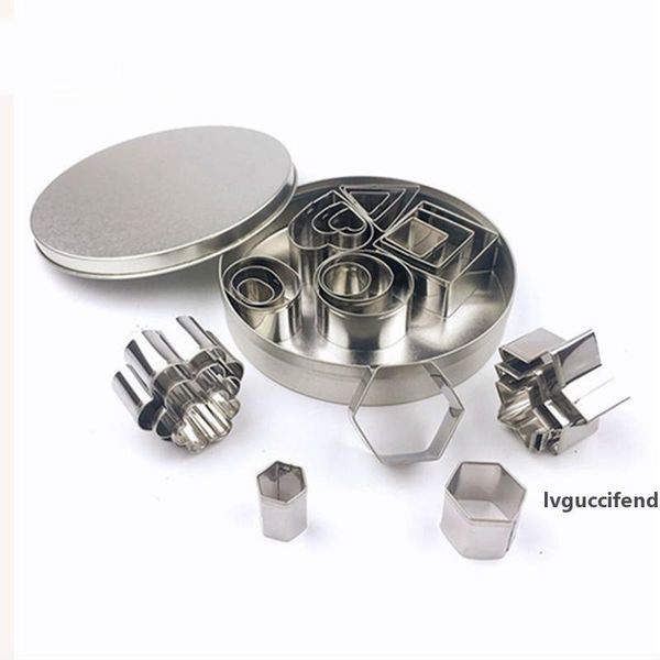 24 cake baking moulds mini geometric shaped cookie biscuit cutter set rectangle square heart triangle round circle stainless steel molds
24 cake baking moulds mini geometric shaped cookie biscuit cutter set rectangle square heart triangle round circle stainless steel molds
