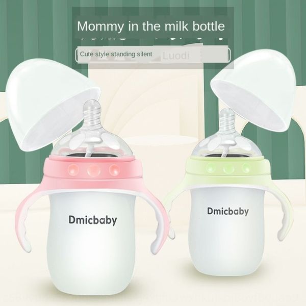 duo ni baby wide-caliber anti-flatulence newborn baby fall-resistant soft silicone with handle silicone milk bottle milk bottle oem
duo ni baby wide-caliber anti-flatulence newborn baby fall-resistant soft silicone with handle silicone milk bottle milk bottle oem