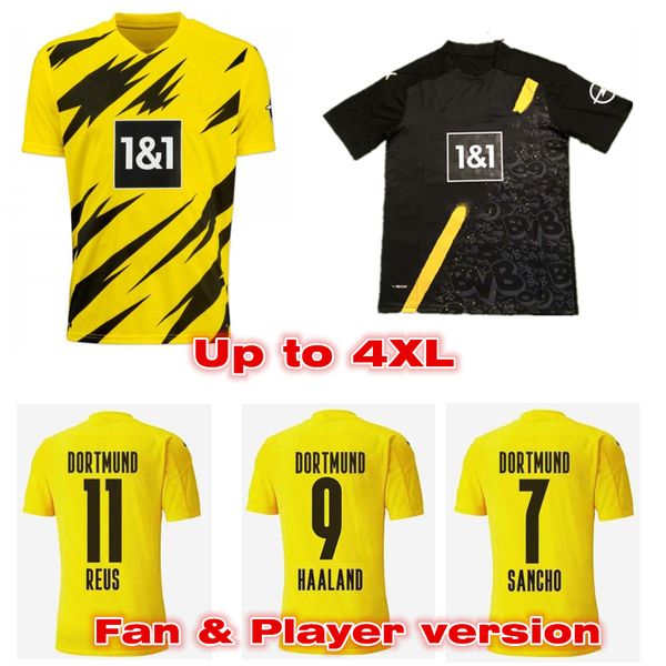 до 4xl new 2020-21 haaland dortmund soccer kit reus sancho soccer jersey top thai quality dortmund football kit, Black;yellow 
до 4xl new 2020-21 haaland dortmund soccer kit reus sancho soccer jersey top thai quality dortmund football kit, Black;yellow