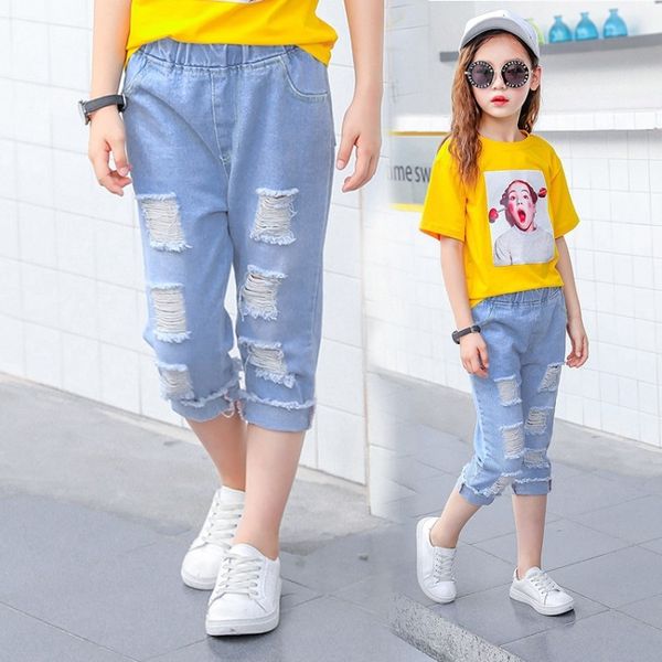 gtydr 6 women's big girl 7 summer clothes new cropped wide leg jeans wide leg pants 15-year-old fat girl loose jeans 8 korean version 1, Blue
gtydr 6 women's big girl 7 summer clothes new cropped wide leg jeans wide leg pants 15-year-old fat girl loose jeans 8 korean version 1, Blue