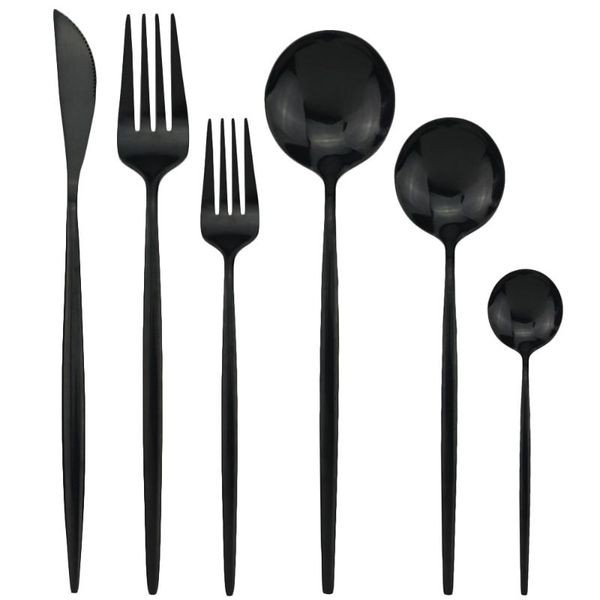 flatware sets 36pcs black tableware set knife fork spoon mirror dinnerware 304 stainless steel silverware kitchen cutlery
flatware sets 36pcs black tableware set knife fork spoon mirror dinnerware 304 stainless steel silverware kitchen cutlery