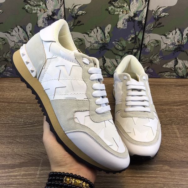 2020 fashion luxury designer mens womens shoes sneakers rivets camouflage comfort platform casual trainers dress sneakers cs01, Black
2020 fashion luxury designer mens womens shoes sneakers rivets camouflage comfort platform casual trainers dress sneakers cs01, Black