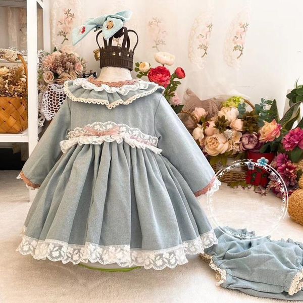 autumn spanish lolita girls princess dress lace stitching long sleeve cute dress for girls birthday party easter vestidos y3278, Red;yellow
autumn spanish lolita girls princess dress lace stitching long sleeve cute dress for girls birthday party easter vestidos y3278, Red;yellow