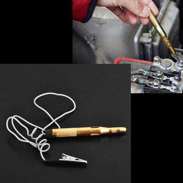 

universal 6v 12v 24v car motorcycle circuit tester gauge test voltmeter light automotive circuit test pencil auto tools