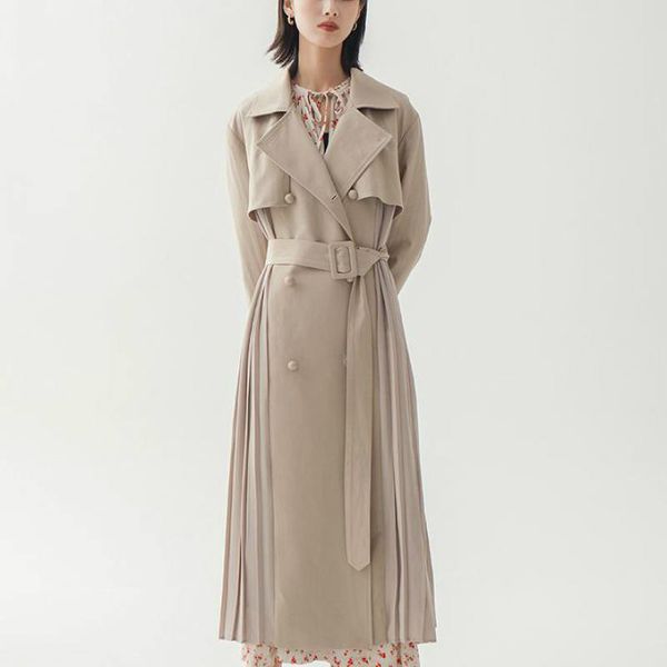 women coat women trench coat patchwork bandage trench vintage double breasted black long coats 2020 p624, Tan;black
women coat women trench coat patchwork bandage trench vintage double breasted black long coats 2020 p624, Tan;black