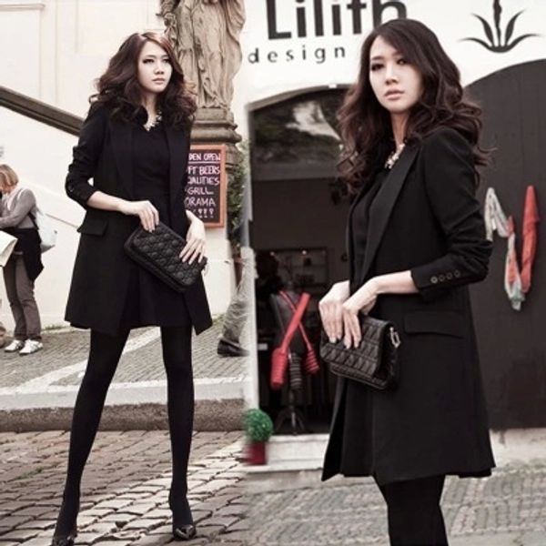 корейский стиль пригонка элегантных пригородные женщины черного пальто средней длина костюм женщины средней длина пальто костюм, White;black
корейский стиль пригонка элегантных пригородные женщины черного пальто средней длина костюм женщины средней длина пальто костюм, White;black