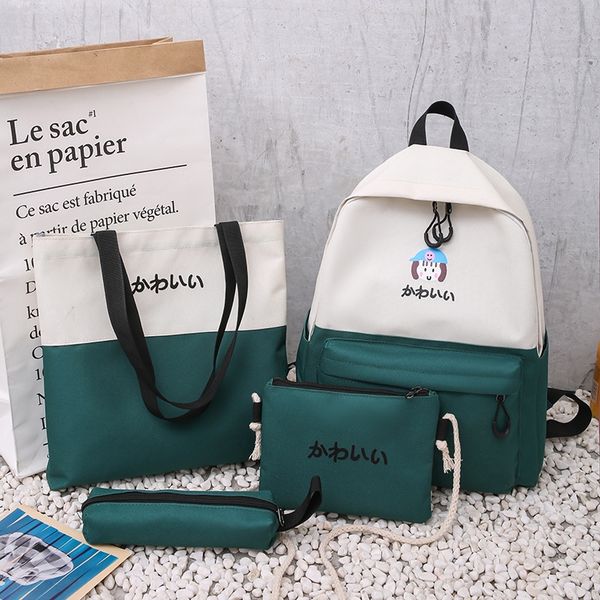 87wri female korean color matching cartoon printing large capacity outdoor travel computer backpack four-piece backpack student bag compute
87wri female korean color matching cartoon printing large capacity outdoor travel computer backpack four-piece backpack student bag compute
