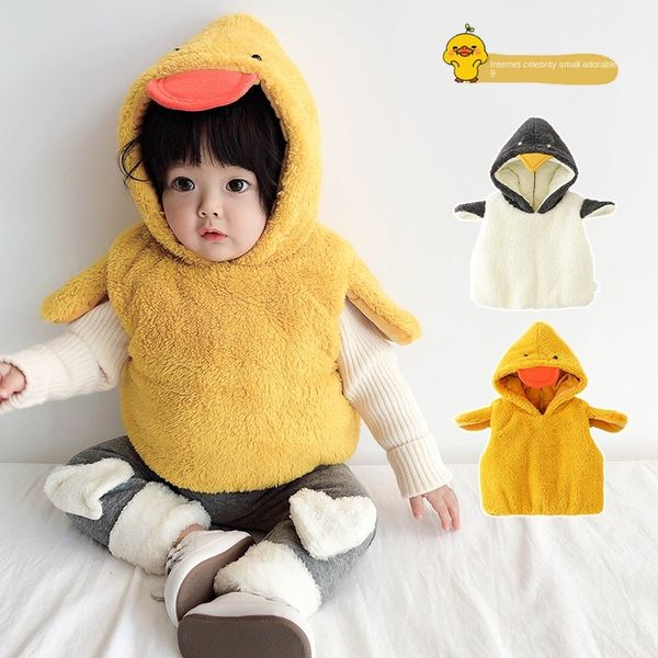ewt275 enzo younger brother vest vest2019 winter new baby mao mao penguin yellow duck clip cotton vest, Camo
ewt275 enzo younger brother vest vest2019 winter new baby mao mao penguin yellow duck clip cotton vest, Camo