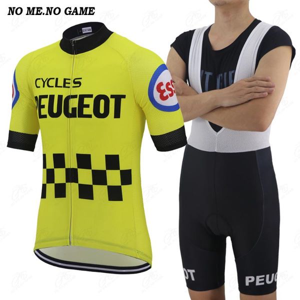 classic pro team cycles clothing set men summer retro yellow road cycling jersey & black retro bib shorts bike racing clothes, Black;blue
classic pro team cycles clothing set men summer retro yellow road cycling jersey & black retro bib shorts bike racing clothes, Black;blue