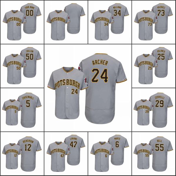 pittsburgh pirates men #6 starling marte 55 josh bell 24 chris archer women youth road authentic flex base custom jersey
pittsburgh pirates men #6 starling marte 55 josh bell 24 chris archer women youth road authentic flex base custom jersey
