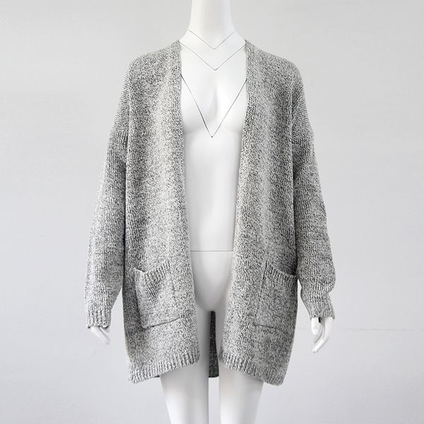 2020 european station autumn and winter new sweater cardigan coat womens long-sleeved large pocket sweater, White
2020 european station autumn and winter new sweater cardigan coat womens long-sleeved large pocket sweater, White