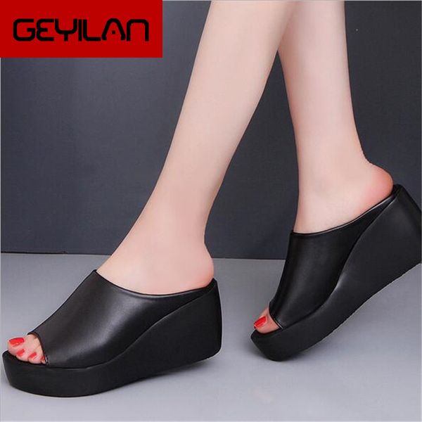 women summer fashion leisure shoes women platform wedges fish mouth sandals thick bottom slippers, Black
women summer fashion leisure shoes women platform wedges fish mouth sandals thick bottom slippers, Black