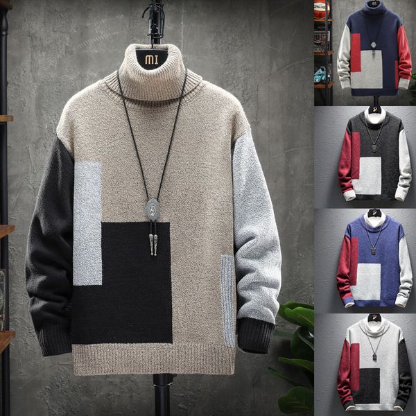 men's sweaters 2021 turtleneck sweater men wool pullover mens stripe turtle neck male jumper casual thermal knit sweter, White;black
men's sweaters 2021 turtleneck sweater men wool pullover mens stripe turtle neck male jumper casual thermal knit sweter, White;black