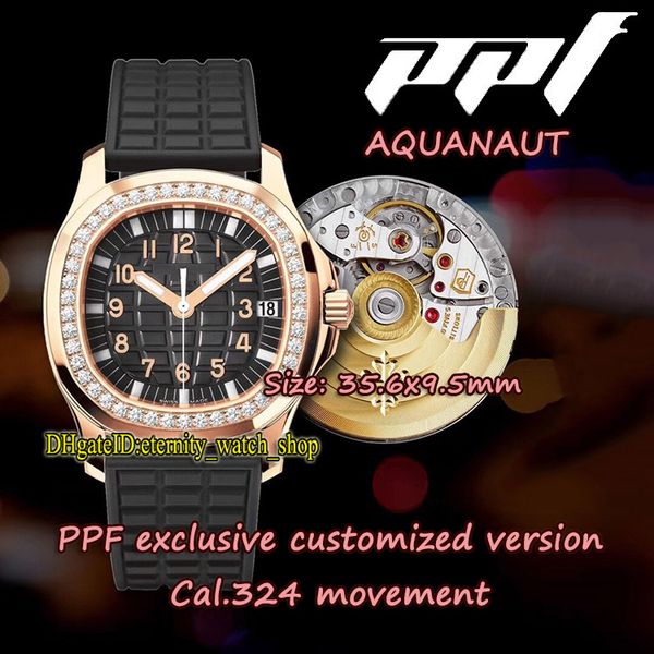 version ppf aquanaut 5068 cal.324 s c automatic woman watches black dial 18krose gold diamond inlay case iced out lady watches 5067a-001, Slivery;brown
version ppf aquanaut 5068 cal.324 s c automatic woman watches black dial 18krose gold diamond inlay case iced out lady watches 5067a-001, Slivery;brown