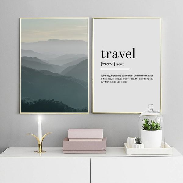 modern travel quotes art posters mountain fog landscape canvas painting nordic scandinavian decor wall picture for living room
modern travel quotes art posters mountain fog landscape canvas painting nordic scandinavian decor wall picture for living room