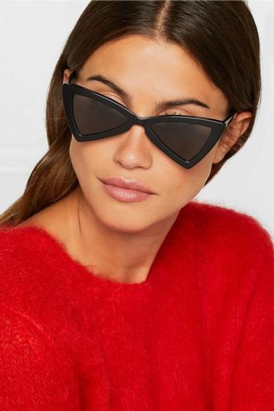 207 sunglasses fashion women triangle full frame sl 207 model uv400 lens summer style black white red color come with package, White;black
207 sunglasses fashion women triangle full frame sl 207 model uv400 lens summer style black white red color come with package, White;black