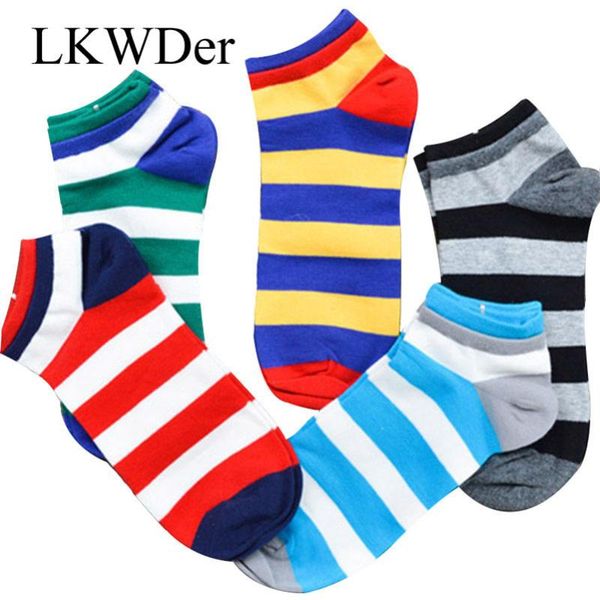 lkwder 6 pairs spring summer new men's boat socks cotton men's ankle socks fashion colorful striped male calcetines hombre, Black
lkwder 6 pairs spring summer new men's boat socks cotton men's ankle socks fashion colorful striped male calcetines hombre, Black