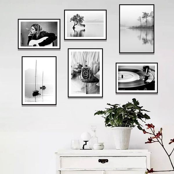 nordic landscape poster pgraphy canvas painting black white wall art pictures for living room modern home decorative prints
nordic landscape poster pgraphy canvas painting black white wall art pictures for living room modern home decorative prints