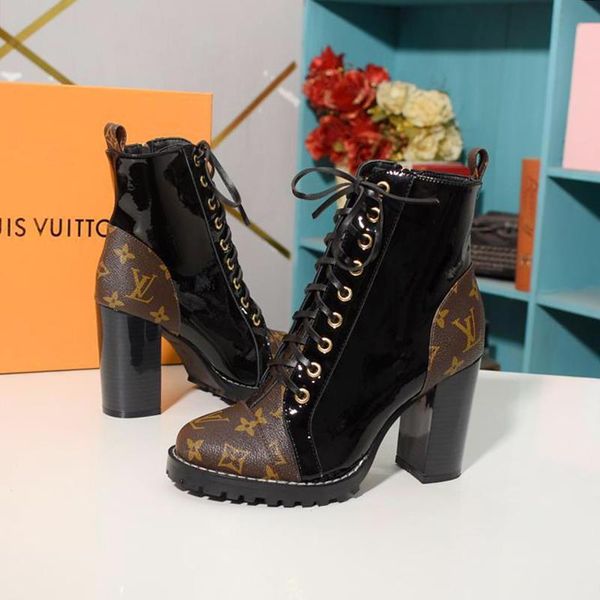 fashion women boots leather chunky high heels winter pointed toe rubber ankle boots star trail ankle boot bottes femmes womens shoes fas, Black
fashion women boots leather chunky high heels winter pointed toe rubber ankle boots star trail ankle boot bottes femmes womens shoes fas, Black