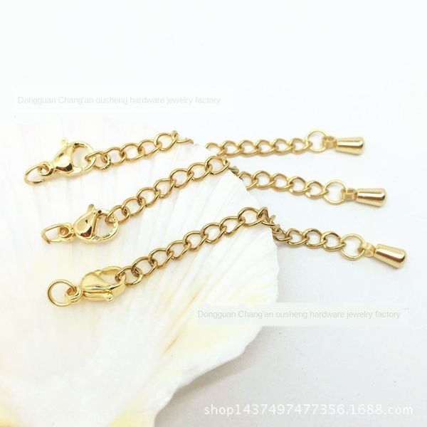 5cm stainless steel extended chain tail chain bracelet lobster buckle accessories necklace bracelet necklace accessories do not rust, Silver
5cm stainless steel extended chain tail chain bracelet lobster buckle accessories necklace bracelet necklace accessories do not rust, Silver