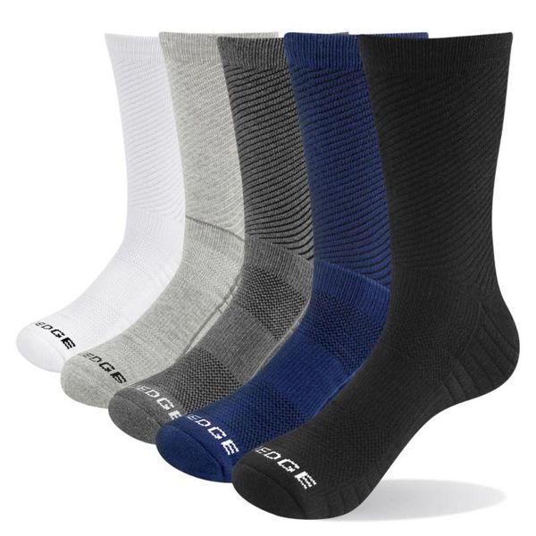 sports socks yuedge men's cotton breathable cushion crew hiking trekking climbing athletic 5 pairs 38-45 eu, Black
sports socks yuedge men's cotton breathable cushion crew hiking trekking climbing athletic 5 pairs 38-45 eu, Black