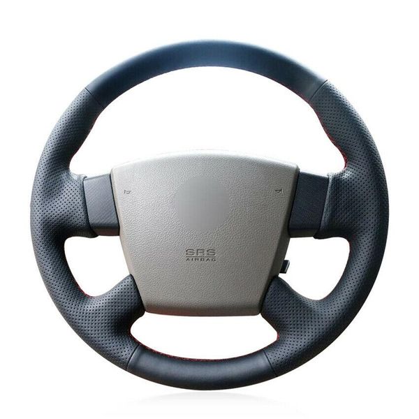 custom made diy anti slip diy black leather car steering wheel cover for nissan teana 2003-2008
custom made diy anti slip diy black leather car steering wheel cover for nissan teana 2003-2008
