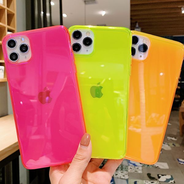 ins fluorescent shockproof transparent soft phone case for iphone 11 pro max xr xs max 8 7 plus trend silicone back cover
ins fluorescent shockproof transparent soft phone case for iphone 11 pro max xr xs max 8 7 plus trend silicone back cover