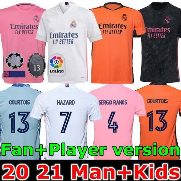 new real madrid jerseys 20 21 soccer jersey hazard sergio ramos benzema vinicius camiseta football shirts uniforms men + kids kit sets, Black;yellow
new real madrid jerseys 20 21 soccer jersey hazard sergio ramos benzema vinicius camiseta football shirts uniforms men + kids kit sets, Black;yellow