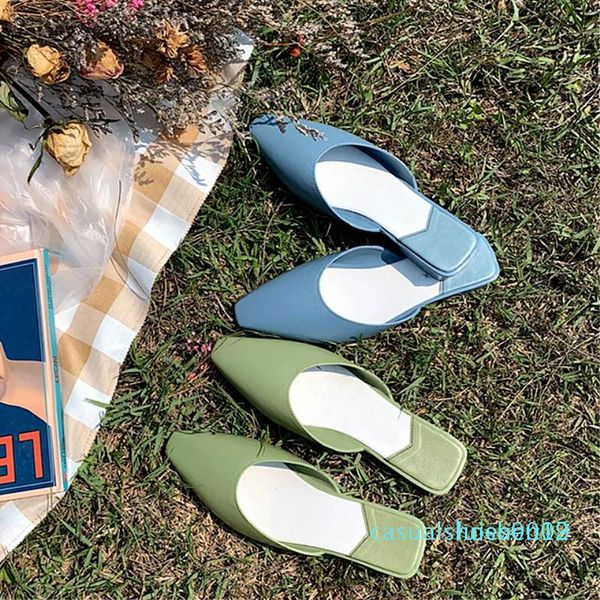 slhjc square toe mules slippers women summer fashion candy color flats sandals jelly slides holiday beach shoes c09 l12, Black
slhjc square toe mules slippers women summer fashion candy color flats sandals jelly slides holiday beach shoes c09 l12, Black