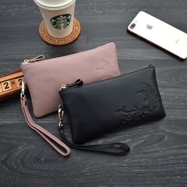 fashion simple bag genuine leather clutch for women zipper big capacity wristlet bag female coin purse phone bags ladies wallets
fashion simple bag genuine leather clutch for women zipper big capacity wristlet bag female coin purse phone bags ladies wallets