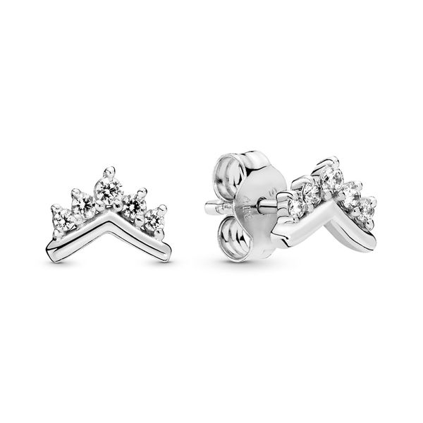 authentic 925 sterling silver tiara wishbone stud earrings women's luxury fashion jewelry designer earrings with pandora original gift, Golden;silver
authentic 925 sterling silver tiara wishbone stud earrings women's luxury fashion jewelry designer earrings with pandora original gift, Golden;silver