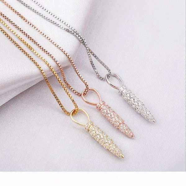 l new micro -studded zircon 925 sterling silver bullet pendant european and american cross -border women 's hip -hop necklace jew
l new micro -studded zircon 925 sterling silver bullet pendant european and american cross -border women 's hip -hop necklace jew