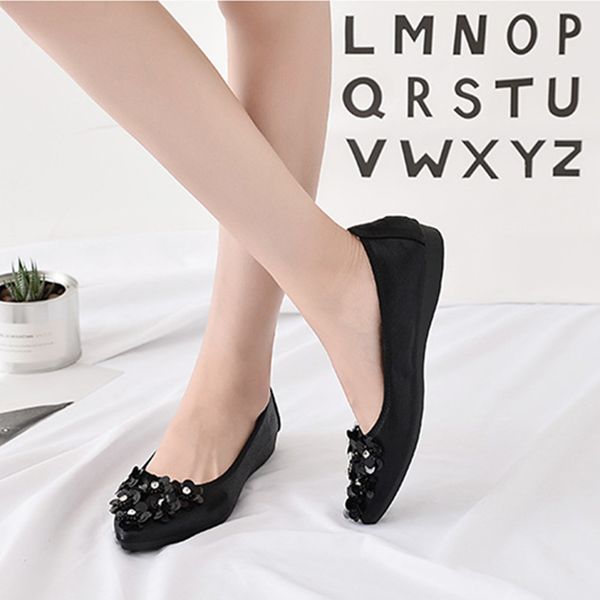 summer 2020 women flats with low heels slip on fashion soft casual flat shoes women loafers soft ballerina shoes, Black
summer 2020 women flats with low heels slip on fashion soft casual flat shoes women loafers soft ballerina shoes, Black