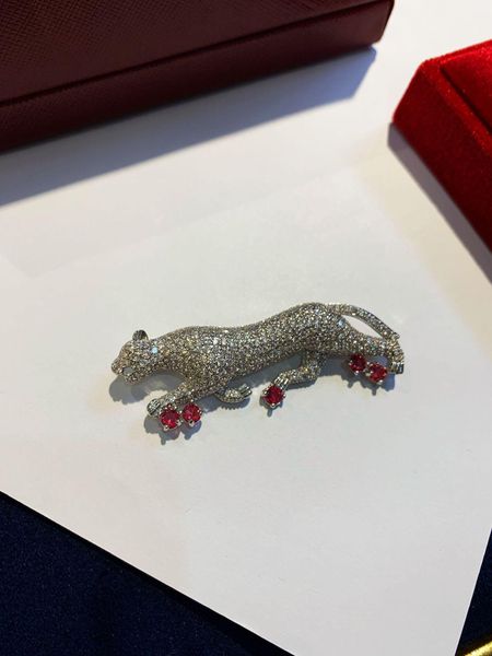 customized leopard brooch women men wedding handmade sterling silver diamond brooch, Gray
customized leopard brooch women men wedding handmade sterling silver diamond brooch, Gray