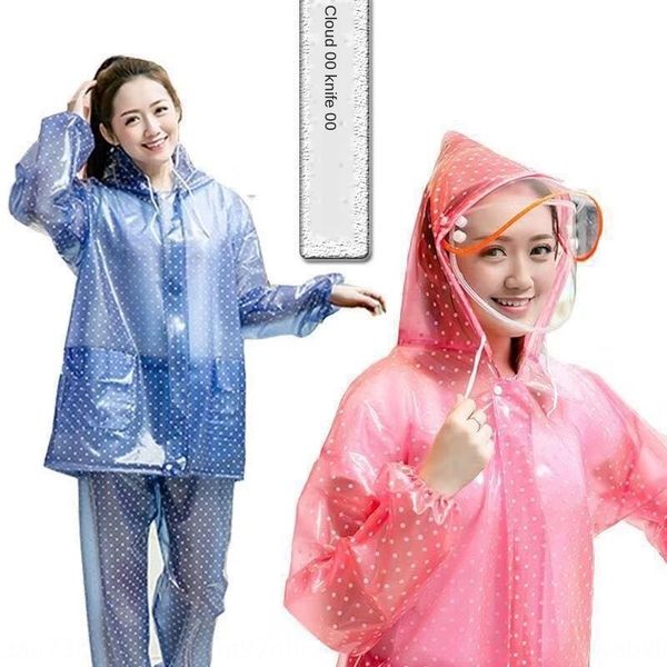 1ripa extra thick whole body rain-proof long face-covering sleeve poncho double cloak cloak brim raincoat and rain pants suit men and, Black 
1ripa extra thick whole body rain-proof long face-covering sleeve poncho double cloak cloak brim raincoat and rain pants suit men and, Black