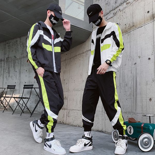 mens hoodie suit 2020 autumn men's jacket and harem pants loose hip hop streetwear tracksuit men korean sweatpants jacket, Black
mens hoodie suit 2020 autumn men's jacket and harem pants loose hip hop streetwear tracksuit men korean sweatpants jacket, Black