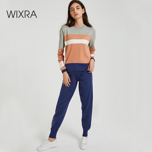 wixra women's sweater sets o neck sweaters +lace-up knitted trousers 2pcs casual sets for women autumn winter spring, White
wixra women's sweater sets o neck sweaters +lace-up knitted trousers 2pcs casual sets for women autumn winter spring, White