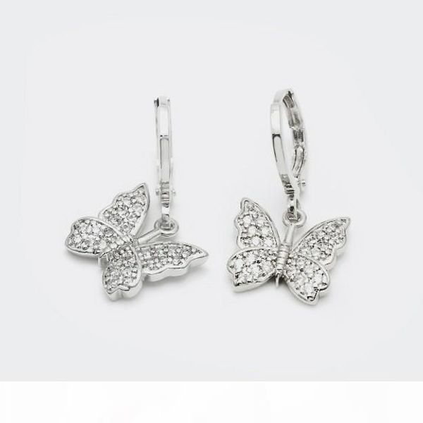 luxury designer jewelry women earrings butterfly diamond earrings copper with gold plated elegant heart charm earrings for girl fashion, Golden
luxury designer jewelry women earrings butterfly diamond earrings copper with gold plated elegant heart charm earrings for girl fashion, Golden