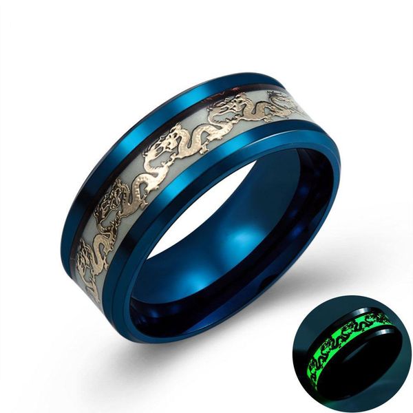 luminous dragon rings for men black gold blue color stainless steel women rings trendy glow in the dark male band ring jewelry, Silver
luminous dragon rings for men black gold blue color stainless steel women rings trendy glow in the dark male band ring jewelry, Silver